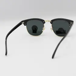 خرید عینک آفتابی کلاب مستر برند ریبن عدسی شیشه با فریم طلایی مدل N3016 | فروشگاه آرکوشاپ