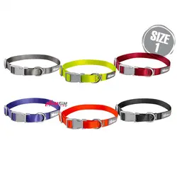 قلاده گردنی تسمه‌ای مدل سیلک (سایز 1) با لید