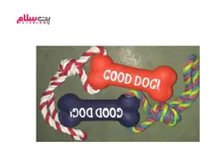اسباب بازی استخوان دندانی GOOD DOG به همراه طناب