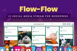 افزونه Social Media Stream for WordPress - افزونه استریم لاین شبکه های اجتماعی