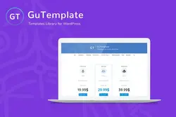 افزونه GuTemplate - Pro Templates Library for WordPress - افزونه کتابخانه قالب