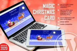 افزونه Magic Christmas Card With Animation - WP Plugin - افزونه کارت کریسمس