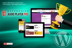 افزونه Responsive HTML5 Audio Player PRO WordPress Plugin - افزونه پخش کننده صدا