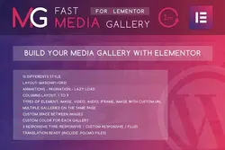 افزونه Fast Media Gallery For Elementor WordPress Plugin - افزونه گالری تصاویر