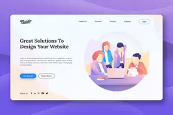 طرح لایه باز تمپلیت هدر Modern Hero Header Design Template - افزونه ها | شبکه خرید و فروش منابع دیجیتالی