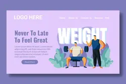 طرح لایه باز لندینگ آموزش بدنسازی Fitness Training - Landing Page - افزونه ها | شبکه خرید و فروش منابع دیجیتالی