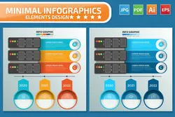 طرح لایه باز تمپلیت اینفوگرافیک Database Infographics design - افزونه ها | شبکه خرید و فروش منابع دیجیتالی