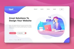 طرح لایه باز تمپلیت هدر Corporate Hero Header Template - افزونه ها | شبکه خرید و فروش منابع دیجیتالی