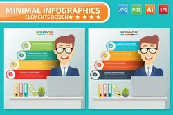 طرح لایه باز اینفوگرافیک Businessman Infographics design - افزونه ها | شبکه خرید و فروش منابع دیجیتالی