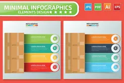 طرح لایه باز اینفوگرافیک حمل و نقل Box Infographics design - افزونه ها | شبکه خرید و فروش منابع دیجیتالی