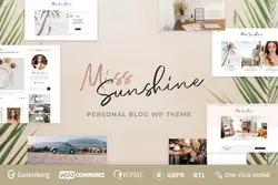 پوسته وردپرس بلاگ زیبایی Miss Sunshine - Lifestyle & Beauty Women Blog - افزونه ها | شبکه خرید و فروش منابع دیجیتالی