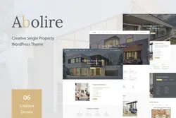 قالب وردپرس آژانس املاک Abolire - Single Property WordPress Theme - افزونه ها | شبکه خرید و فروش منابع دیجیتالی