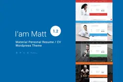 قالب وردپرس شخصی I am Mat - Material Personal WordPress - افزونه ها | شبکه خرید و فروش منابع دیجیتالی