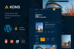 قالب وردپرس ساختمانی Kons - Construction WordPress Theme - افزونه ها | شبکه خرید و فروش منابع دیجیتالی