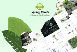 پوسته وردپرس باغبانی و گیاهان آپارتمانی Spring Plants - Gardening &amp; Houseplants WordPress - افزونه ها | شبکه خرید و فروش منابع دیجیتالی