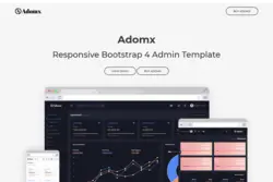 قالب مدیریت حرفه ای Adomx - Responsive Bootstrap 4 Admin Template - افزونه ها | شبکه خرید و فروش منابع دیجیتالی