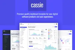 قالب مدیریت حرفه ای Cassie Responsive Bootstrap 4 Dashboard Template - افزونه ها | شبکه خرید و فروش منابع دیجیتالی