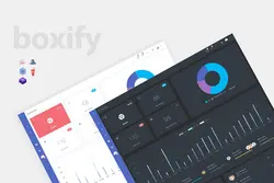 قالب مدیریت حرفه ای Boxify - Bootstrap 4 Admin Dashboard - افزونه ها | شبکه خرید و فروش منابع دیجیتالی