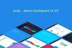 قالب مدیریت حرفه ای aside - Admin Dashboard UI KIT - افزونه ها | شبکه خرید و فروش منابع دیجیتالی