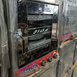 تنور گازی بزرگ دو ساج چدنی و دوسینی استیل گرگان | پخت نان در منزل و رستوران سنتی | جهیزیه عروس | ساج چدنی | هدیه تولد | ساج نان پزی | تنور پخت نان | ساج گازی | تنور خانگی