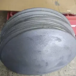 ساج چدنی آبندی شده 48 سانتی دسته دار ساج نان پزی چدن خالص بدون روکش شیمیایی (ساچ روسی ظرف چدنی) ظروف کوهنوردی و طبیعتگردی و ظروف سفری | ساج ووک چدنی تابه ووک چدنی . ماهیتابه چدنی . قابلمه چدنی