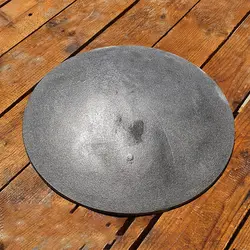 ساج چدنی آبندی شده 48 سانتی دسته دار ساج نان پزی چدن خالص بدون روکش شیمیایی (ساچ روسی ظرف چدنی) ظروف کوهنوردی و طبیعتگردی و ظروف سفری | ساج ووک چدنی تابه ووک چدنی . ماهیتابه چدنی . قابلمه چدنی