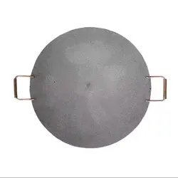 ساج چدنی آبندی شده 44 سانتی دسته دار ساج نان پزی چدن خالص بدون روکش شیمیایی (ساچ روسی ظرف چدنی) ظروف کوهنوردی و طبیعتگردی و ظروف سفری | ساج ووک چدنی تابه ووک چدنی . ماهیتابه چدنی . قابلمه چدنی