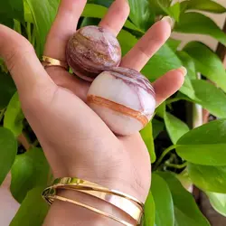 گوی آرامش سنگ مرمر (پک دو عددی) به انتخاب مشتری | هدیه تولد | جهیزیه عروس | کادویی | ظروف سنگی آقای سنگی | ظروف آنتیک و کلکسیونی | مدیتیشن | فنگشویی | گوی سنگی