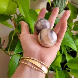 گوی آرامش سنگ مرمر (پک دو عددی) به انتخاب مشتری | هدیه تولد | جهیزیه عروس | کادویی | ظروف سنگی آقای سنگی | ظروف آنتیک و کلکسیونی | مدیتیشن | فنگشویی | گوی سنگی