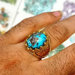 انگشتر فیروزه نیشابوری اصلی رکاب نقره چنگ برنجی نقره عیار 925 | انگشتر فیروزه اصل | انگشتر دست ساز فیروزه اصل | فیروزه شجری | فیروزه عجمی | فیروزه عنکبوتی | انگشتر فیروزه اورجینال | سنگ فیروزه زیبا | سنگ اصل انگشتر | انگشتر اورجینال | انگشتر متبرک | انگشتر آنتیک و کلکسیونی و عتیقه | انگشتر طبیعی | فیروزه طبیعی | انگشتر کلکسیونی | هدیه روز پدر | انگشتر دست ساز | انگشتر اصلی | انگشتر کلکسیونی | انگشتر مردانه | عقیق طبیعی | عقیق اصل | سنگ طبیعی | سنگ قیمتی | سنگ کلکسیونی | یاقوت سرخ | یاقوت کبود | زمرد | عقیق یمنی طبیعی اصل | انگشتر کلکسیونی | عقیق طبیعی اصل | فيروزة نيشابور | خاتم الفيروز | خاتم فيروز طبيعي | خاتم الفيروز الاصلي | The original turquoise ring | Firuzeh Neishabour | Natural turquoise | Handmade silver ring with natural Nishaburi turquoise gem