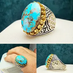 انگشتر فیروزه نیشابوری اصل رکاب نقره چنگ برنجی نقره عیار 925 | انگشتر فیروزه اصل | انگشتر دست ساز فیروزه اصل | فیروزه شجری | فیروزه عجمی | فیروزه عنکبوتی | انگشتر فیروزه اورجینال | سنگ فیروزه زیبا | سنگ اصل انگشتر | انگشتر اورجینال | انگشتر متبرک | انگشتر آنتیک و کلکسیونی و عتیقه | انگشتر طبیعی | فیروزه طبیعی | انگشتر کلکسیونی | هدیه روز پدر | انگشتر دست ساز | انگشتر اصلی | انگشتر کلکسیونی | انگشتر مردانه | عقیق طبیعی | عقیق اصل | سنگ طبیعی | سنگ قیمتی | سنگ کلکسیونی | یاقوت سرخ | یاقوت کبود | زمرد | عقیق یمنی طبیعی اصل | انگشتر کلکسیونی | عقیق طبیعی اصل | فيروزة نيشابور | خاتم الفيروز | خاتم فيروز طبيعي | خاتم الفيروز الاصلي | The original turquoise ring | Firuzeh Neishabour | Natural turquoise | Handmade silver ring with natural Nishaburi turquoise gem