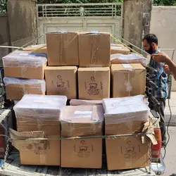 ساچ گازی نان پزی سایز 44 سانت دسته دار -تنور گازی خانگی رومیزی (ساچ چدنی ساج روسی ، ظرف چدنی اصل ، ساج سفری ) آقای سنگی