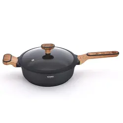 سرویس قابلمه 17 پارچه جی فی نی GIFFINI مدلG-NANO -017 دسته قهوه ایی روشن | قابلمه ایتالیایی | سرویس قابلمه ایتالیایی | قابلمه خارجی | جهیزیه عروس | هدیه | کادویی | کتری ایتالیا | ماهیتابه ایتالیایی