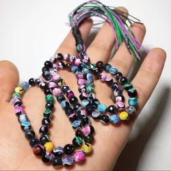 تسبیح عقیق مشکی رنگی کد 2 | تسبیح اصل | تسبیح اورجینال | تسبیح صلوات | تسبیح متبرک | تسبیح آنتیک و کلکسیونی و عتیقه | تسبیح طبیعی | تسبیح فاخر | هدیه روز پدر | تسبیح دست ساز | عقیق اصل