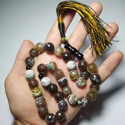 تسبیح عقیق برفکی اصل کد 1 | تسبیح اصل | تسبیح اورجینال | تسبیح صلوات | تسبیح متبرک | تسبیح آنتیک و کلکسیونی و عتیقه | تسبیح طبیعی | تسبیح فاخر | هدیه روز پدر | تسبیح دست ساز | عقیق اصل