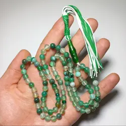 تسبیح عقیق سبز سلیمانی اصل سایز 6 | تسبیح اصل | تسبیح اورجینال | تسبیح صلوات | تسبیح متبرک | تسبیح آنتیک و کلکسیونی و عتیقه | تسبیح طبیعی | تسبیح فاخر | هدیه روز پدر | تسبیح دست ساز | عقیق اصل