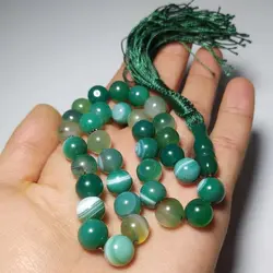 تسبیح عقیق سبز سلیمانی اصل کد 3 | تسبیح اصل | تسبیح اورجینال | تسبیح صلوات | تسبیح متبرک | تسبیح آنتیک و کلکسیونی و عتیقه | تسبیح طبیعی | تسبیح فاخر | هدیه روز پدر | تسبیح دست ساز | عقیق اصل