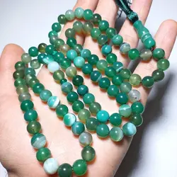 تسبیح عقیق سبز سلیمانی اصل سایز 8 | تسبیح اصل | تسبیح اورجینال | تسبیح صلوات | تسبیح متبرک | تسبیح آنتیک و کلکسیونی و عتیقه | تسبیح طبیعی | تسبیح فاخر | هدیه روز پدر | تسبیح دست ساز
