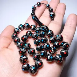 تسبیح کشکول نقره کوب کد 5 | تسبیح اصل | تسبیح اورجینال | تسبیح صلوات | تسبیح متبرک | تسبیح آنتیک و کلکسیونی و عتیقه | تسبیح طبیعی | تسبیح فاخر | هدیه روز پدر | تسبیح دست ساز