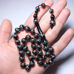 تسبیح کشکول نقره کوب کد 5 | تسبیح اصل | تسبیح اورجینال | تسبیح صلوات | تسبیح متبرک | تسبیح آنتیک و کلکسیونی و عتیقه | تسبیح طبیعی | تسبیح فاخر | هدیه روز پدر | تسبیح دست ساز