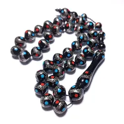 تسبیح کشکول نقره کوب کد 5 | تسبیح اصل | تسبیح اورجینال | تسبیح صلوات | تسبیح متبرک | تسبیح آنتیک و کلکسیونی و عتیقه | تسبیح طبیعی | تسبیح فاخر | هدیه روز پدر | تسبیح دست ساز