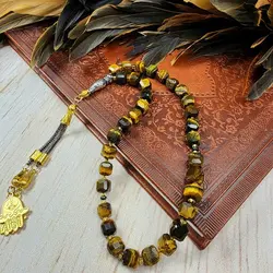 تسبیح سنگی چشم ببر 33 مهره تراش باکسی | تسبیح اصل | تسبیح اورجینال | تسبیح صلوات | تسبیح متبرک | تسبیح آنتیک و کلکسیونی و عتیقه | تسبیح طبیعی | تسبیح فاخر | هدیه روز پدر | تسبیح دست ساز