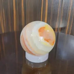 گوی سنگی هفت سانتیمتری سنگ مرمر | هدیه تولد | جهیزیه عروس | کادویی | ظروف سنگی آقای سنگی | ظروف آنتیک و کلکسیونی