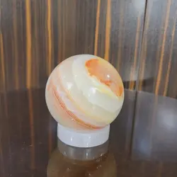 گوی سنگی هفت سانتیمتری سنگ مرمر | هدیه تولد | جهیزیه عروس | کادویی | ظروف سنگی آقای سنگی | ظروف آنتیک و کلکسیونی