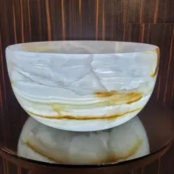 ظرف سنگی آجیل خوری سنگی سنگ مرمر | هدیه تولد | جهیزیه عروس | کادویی | ظروف سنگی آقای سنگی | ظروف آنتیک و کلکسیونی