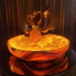 آبنما سنگ مرمر پرتقالی طرح قو | آبنمای سنگی | هدیه تولد | جهیزیه عروس | کادویی | ظروف سنگی آقای سنگی | ظروف آنتیک و کلکسیونی