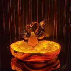 آبنما سنگ مرمر پرتقالی طرح قو | آبنمای سنگی | هدیه تولد | جهیزیه عروس | کادویی | ظروف سنگی آقای سنگی | ظروف آنتیک و کلکسیونی