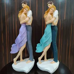 آبنما سنگ مرمریت نجف آباد با مجسمه طرح زوج عاشق | هدیه تولد | جهیزیه عروس | کادویی | ظروف سنگی آقای سنگی | ظروف آنتیک و کلکسیونی