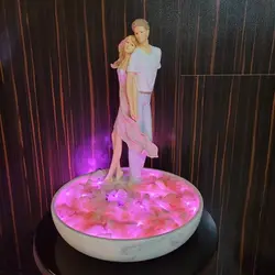 آبنما سنگ مرمریت نجف آباد با مجسمه طرح زوج عاشق | هدیه تولد | جهیزیه عروس | کادویی | ظروف سنگی آقای سنگی | ظروف آنتیک و کلکسیونی