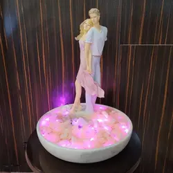 آبنما سنگ مرمریت نجف آباد با مجسمه طرح زوج عاشق | هدیه تولد | جهیزیه عروس | کادویی | ظروف سنگی آقای سنگی | ظروف آنتیک و کلکسیونی